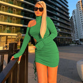 Fleeced Buckle Trim Trendy Cropped Coat - Brown